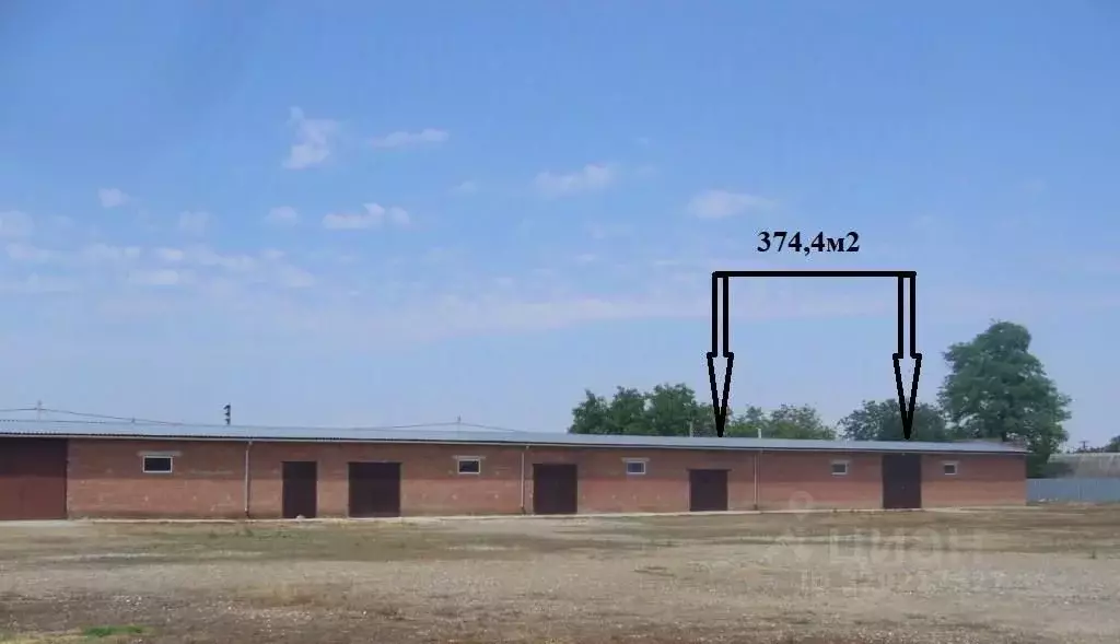 Склад в Краснодарский край, Тимашевский район, Медведовское с/пос, ... - Фото 1