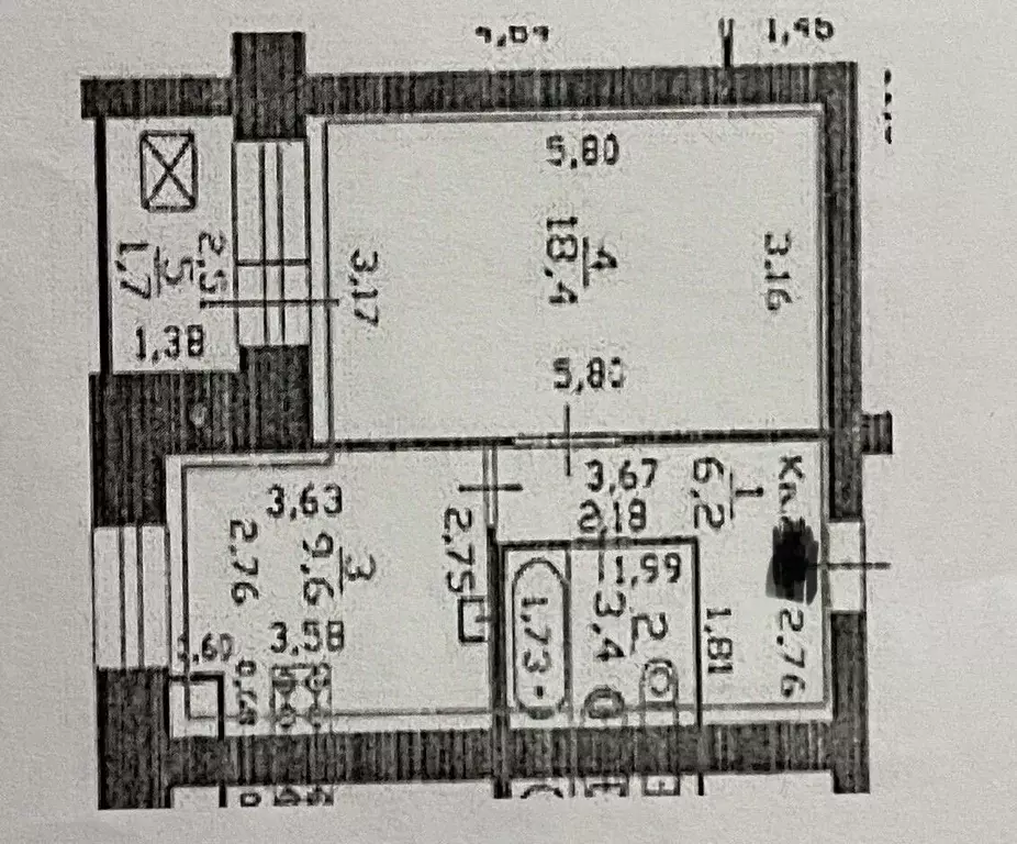 1-к кв. Марий Эл, Йошкар-Ола ул. Яна Крастыня, 2 (40.0 м) - Фото 1