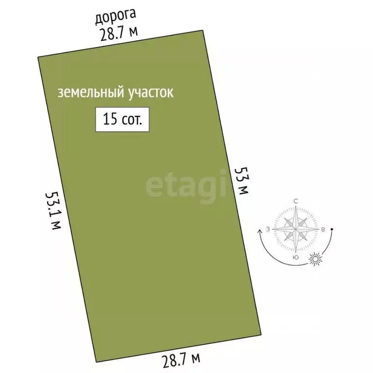 Участок в Марий Эл, Оршанский район, Марковское с/пос, с. Табашино ул. ... - Фото 2