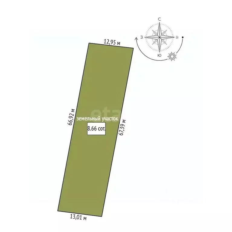 Участок в Амурская область, Благовещенск ул. Горького (8.66 сот.) - Фото 1