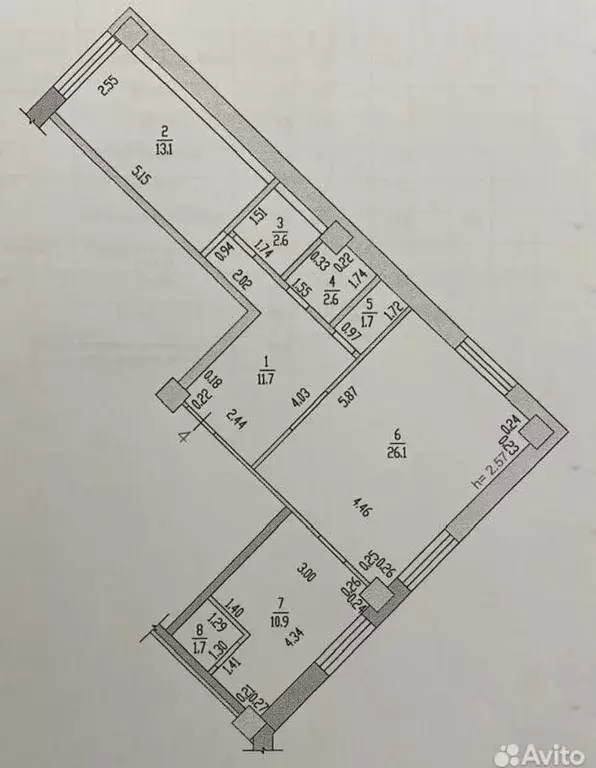 Продаётся 3-к квартира, 70.1 м - Фото 0