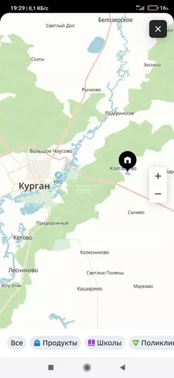 Участок в Курганская область, Кетовский муниципальный округ, с. ... - Фото 1