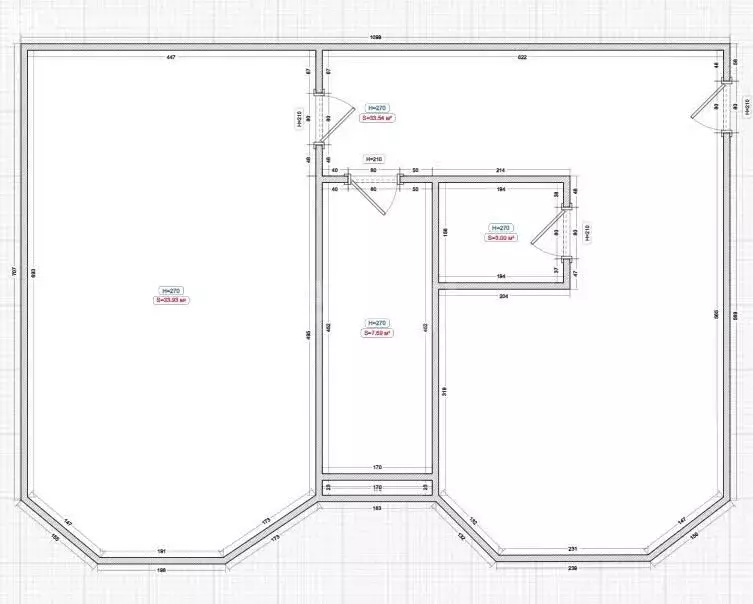 2-комнатная квартира: Магас, улица Эльберта Нальгиева, 24 (68 м) - Фото 1