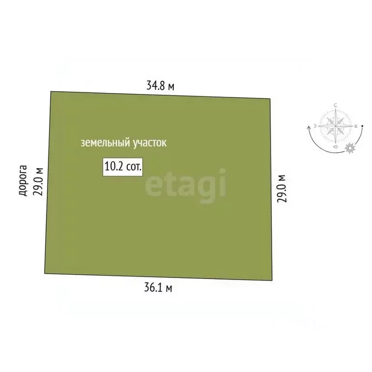 Участок в Тюменская область, Нижнетавдинский муниципальный округ, ... - Фото 2