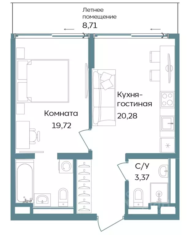 2-к кв. Крым, Саки ул. Морская (52.88 м) - Фото 0
