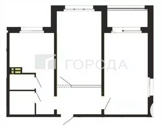 2-к кв. Новосибирская область, Новосибирск ул. Николая Островского, ... - Фото 2