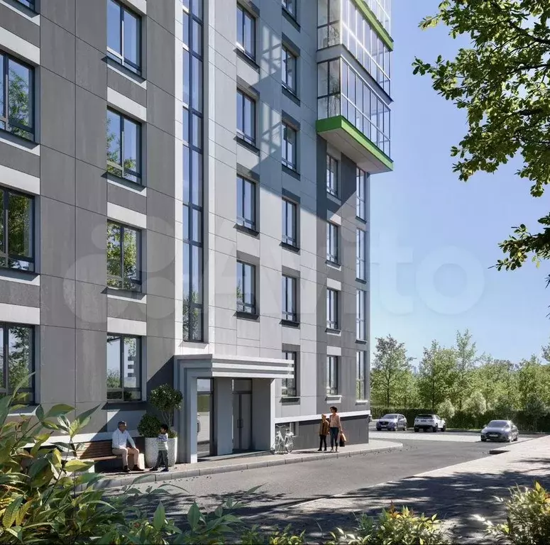 3-к. квартира, 76,5 м, 3/9 эт. - Фото 0