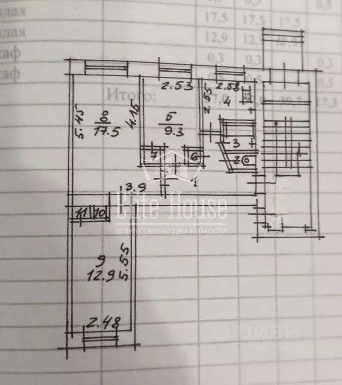 3-к кв. Калужская область, Калуга ул. Максима Горького, 59 (57.0 м) - Фото 2