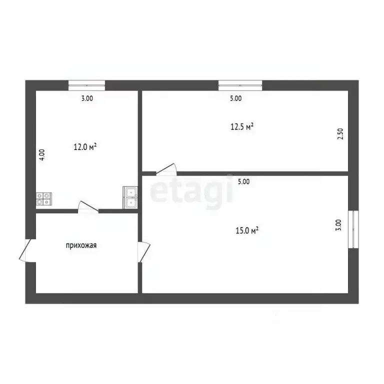 2-к кв. Тюменская область, Нижнетавдинский муниципальный округ, с. ... - Фото 2