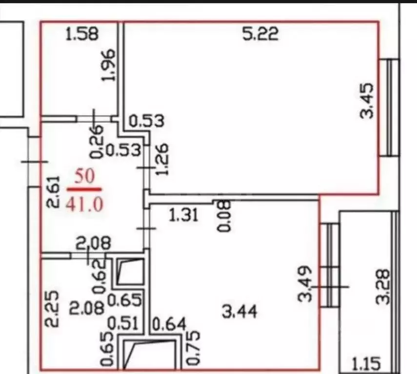 1-комнатная квартира: Тверь, бульвар Гусева, 61к1 (41.2 м) - Фото 1