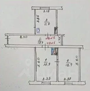 2-к кв. Крым, Бахчисарайский район, Зеленовское с/пос, с. Счастливое ... - Фото 1