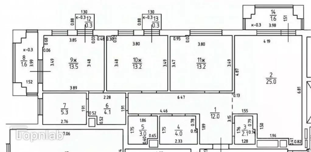 3-к кв. Калининградская область, Калининград ул. Дубовая Аллея, 3Ак2 ... - Фото 2