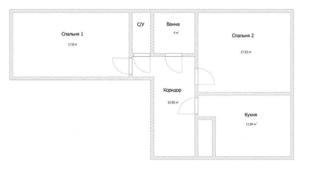 2-к кв. Московская область, Одинцовский городской округ, с. Перхушково ... - Фото 2