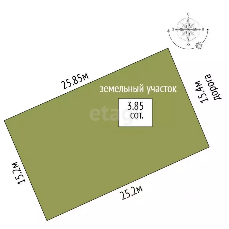 Участок в Севастополь Бриг садоводческое товарищество, 39 (3.85 сот.) - Фото 2