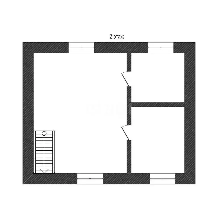 1-комнатная квартира: Курган, улица Куйбышева, 161 (30 м) - Фото 1