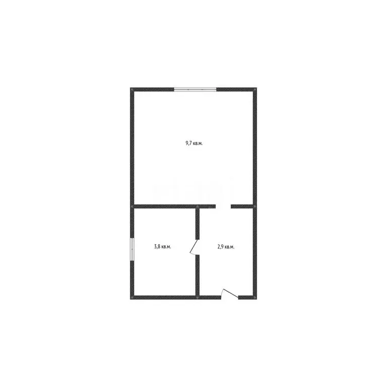 1к в -комнатной квартире (16.4 м) - Фото 1