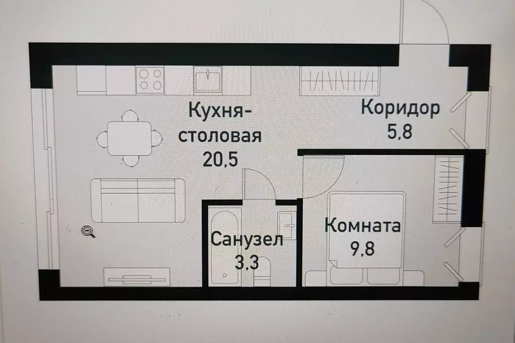 Продаётся 2-к квартира, 43.6 м - Фото 0