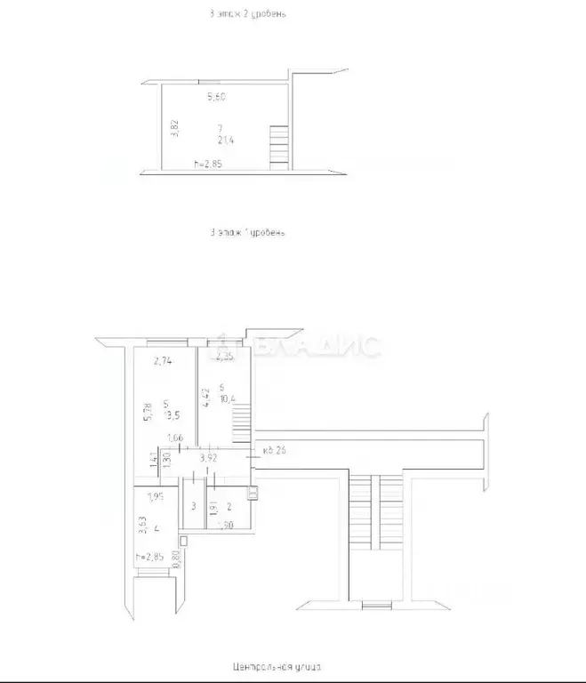 3-к кв. Пензенская область, с. Бессоновка ул. Центральная, 2К/1 (81.7 ... - Фото 2