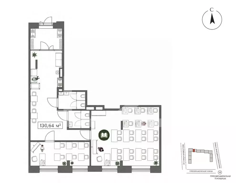 Торговая площадь в Москва ул. 1-я Бухвостова, 2к3 (132 м) - Фото 2