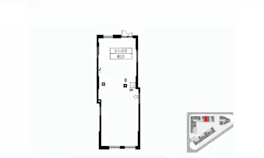 Торговая площадь в Москва Дзен-кварталы жилой комплекс (81 м) - Фото 2