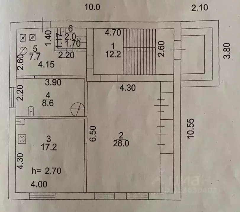 Коттедж в Ростовская область, Новочеркасск Комитетская ул. (160 м) - Фото 1