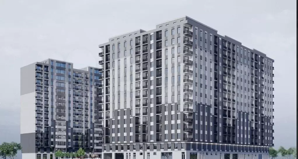 Квартира-студия, 26 м, 6/16 эт. - Фото 1