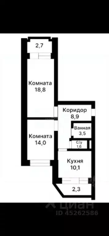 2-к кв. Московская область, Красногорск городской округ, Путилково пгт ... - Фото 2
