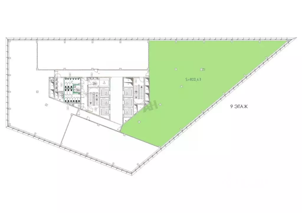Помещение свободного назначения в Москва ул. Заречная, 2/1 (800 м) - Фото 2