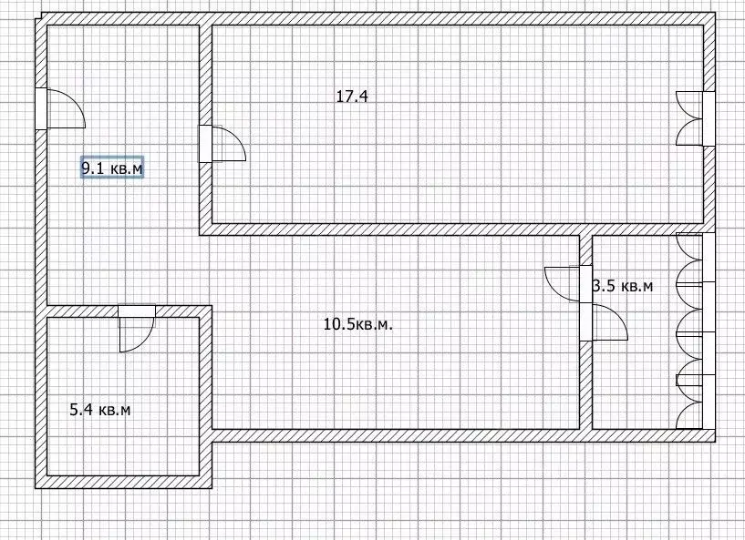 1-к кв. Оренбургская область, Оренбург Салмышская ул., 64/1 (42.4 м) - Фото 2