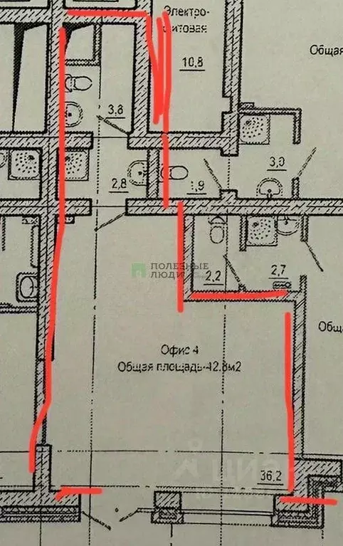 Офис в Красноярский край, Красноярск ул. Партизана Железняка, 48Е (43 ... - Фото 2