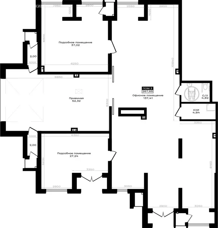 Помещение свободного назначения (267.65 м) - Фото 2