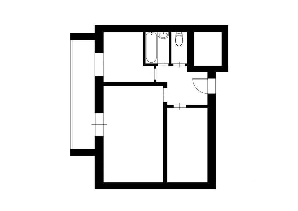 2-к кв. Новосибирская область, Новосибирск ул. Бориса Богаткова, 205/1 ... - Фото 2