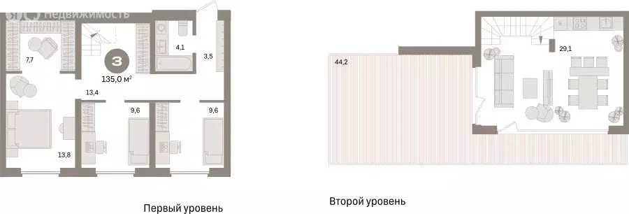 3-комнатная квартира: Екатеринбург, улица Советских Женщин (135 м) - Фото 1