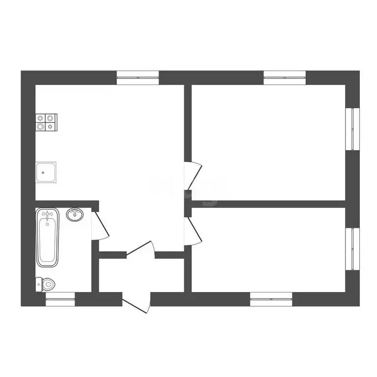 Дом в Узловая, улица Нахимовцев (47 м) - Фото 1