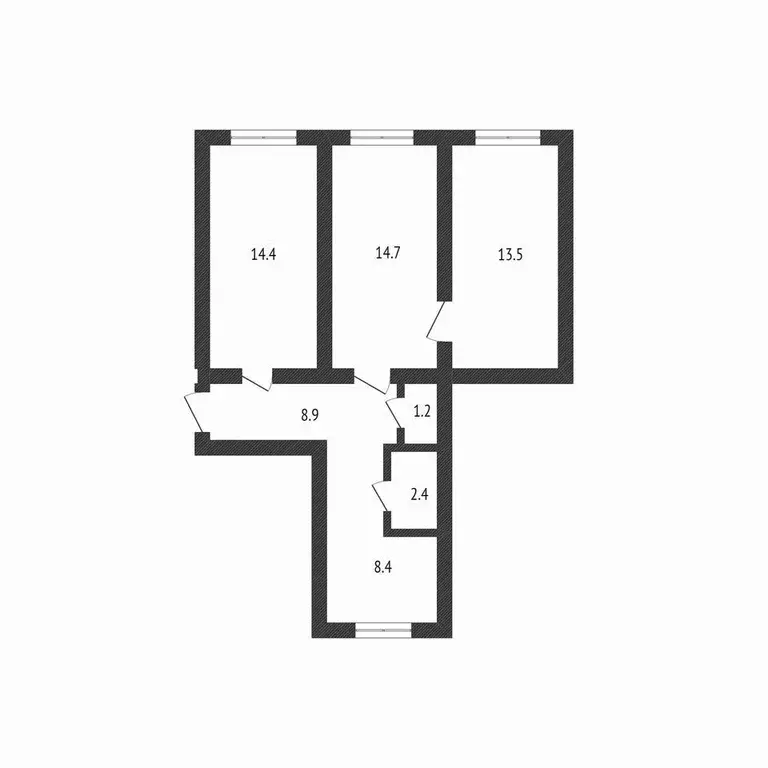 3-к кв. Башкортостан, Янаул ул. Ломоносова, 21 (61.0 м) - Фото 0