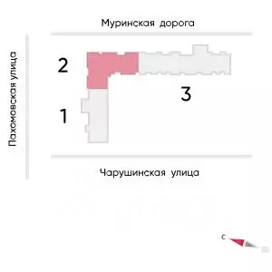 Студия Санкт-Петербург Ручьи тер.,  (20.8 м) - Фото 1