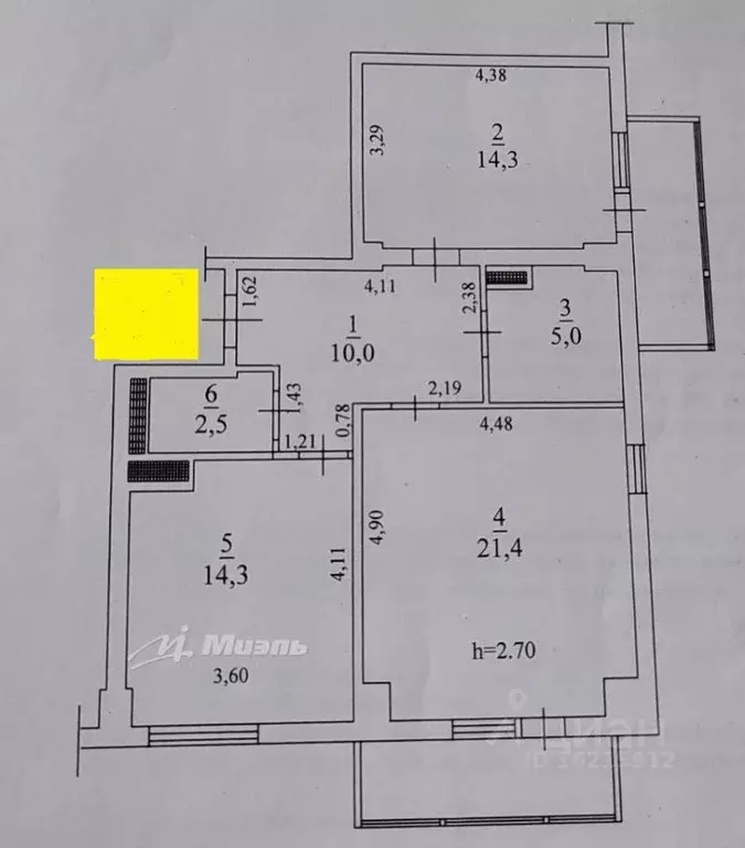 2-к кв. Севастополь ул. Маршала Крылова, 10 (75.8 м) - Фото 1