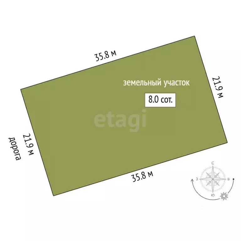 Участок в Тюменская область, Тюменский муниципальный округ, с. Кулига, ... - Фото 2