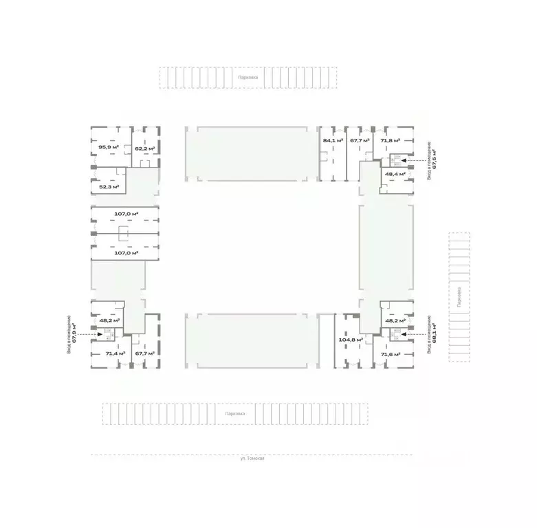 Помещение свободного назначения в Тюменская область, Тюмень ул. ... - Фото 2