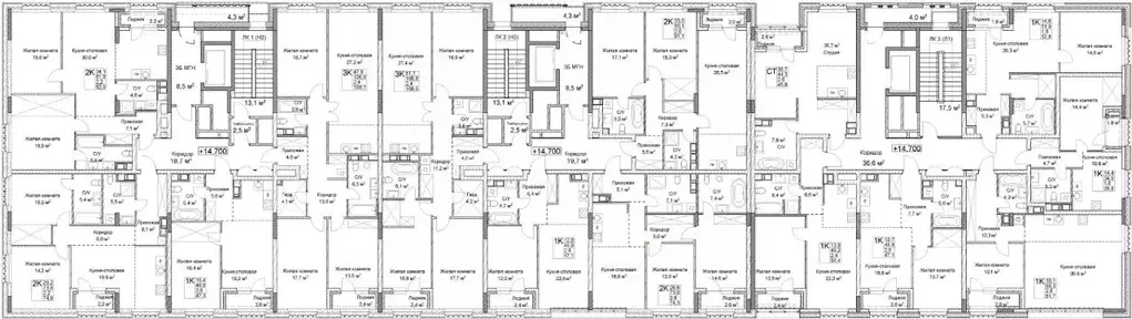 2-к кв. Нижегородская область, Нижний Новгород ул. Максима Горького, ... - Фото 2