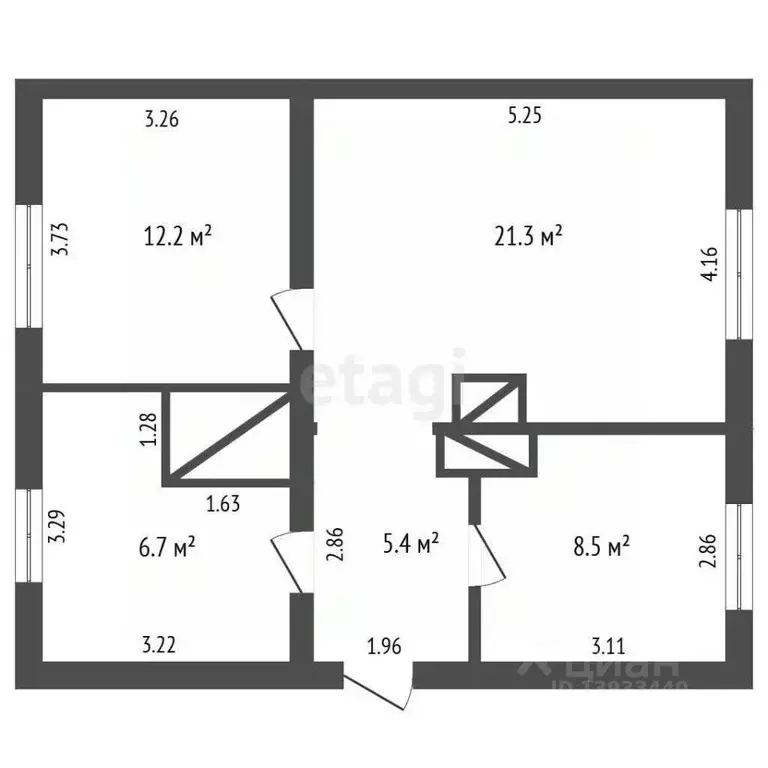 Дом в Свердловская область, Слободо-Туринское с/пос, д. Коржавина ул. ... - Фото 1