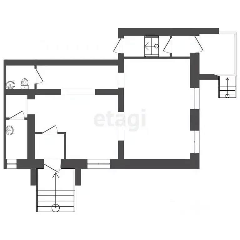 Торговая площадь в Марий Эл, Йошкар-Ола ул. Меримского, 2 (110 м) - Фото 2