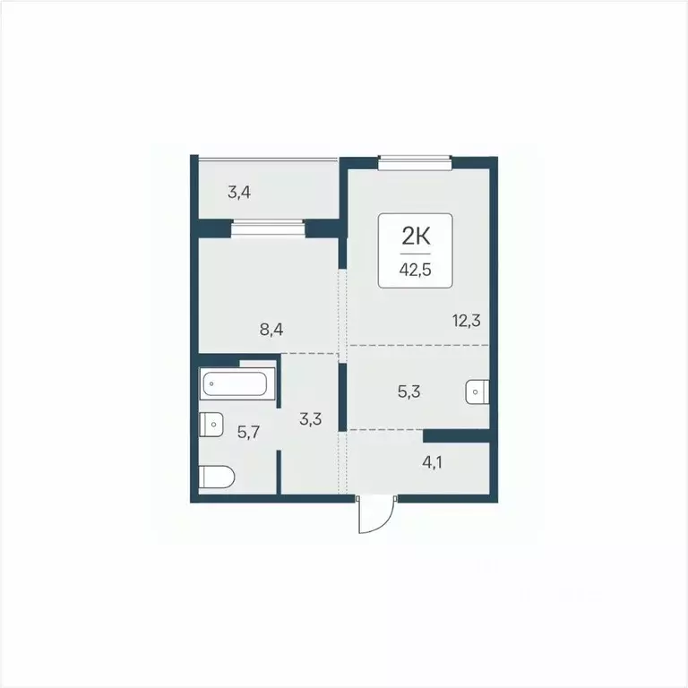 1-к кв. Новосибирская область, Новосибирск ул. Сибиряков-Гвардейцев, ... - Фото 1