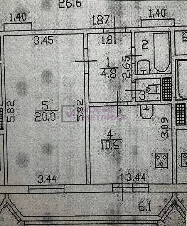 1-к кв. Санкт-Петербург ул. Савушкина, 123к1 (45.0 м) - Фото 2