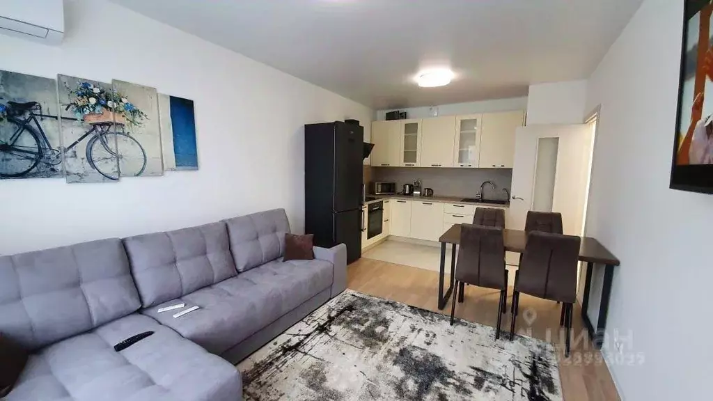 Квартира, 1 комната, 40.6 м - Фото 1