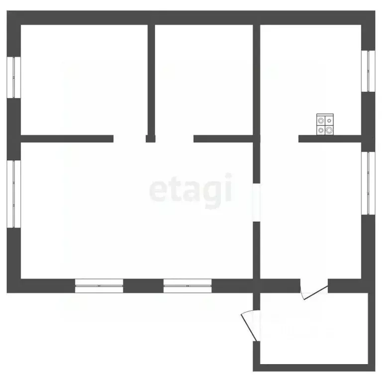 Дом в Тюменская область, Тюмень пер. 5-й Степной (63 м) - Фото 2