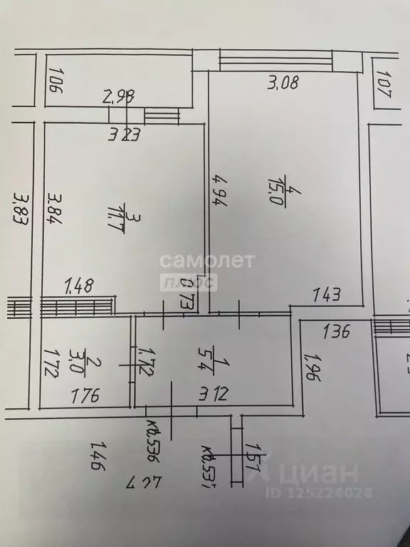 1-к кв. Москва бул. Скандинавский, 6 (35.4 м) - Фото 2
