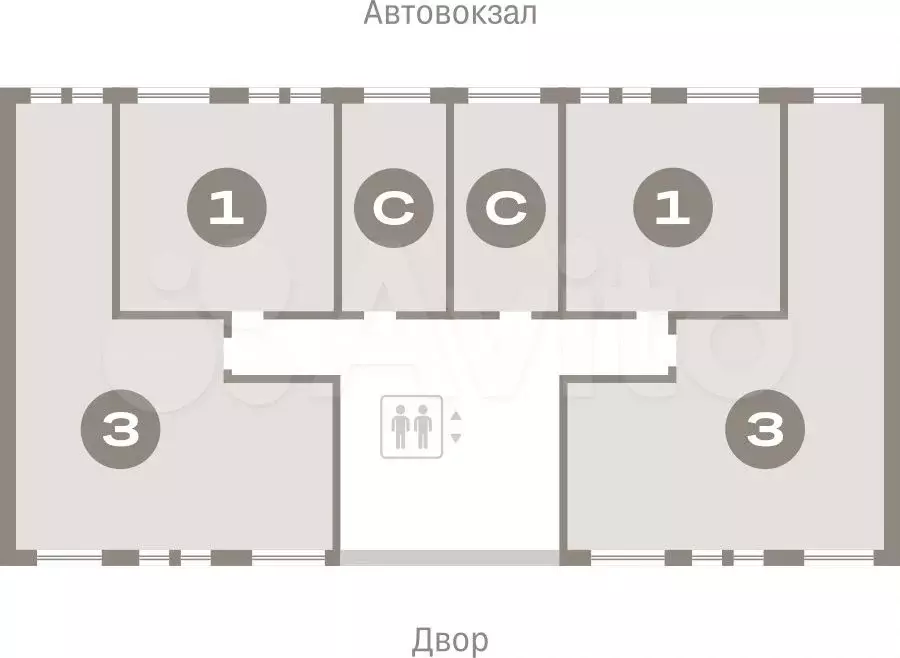 1-к. квартира, 40,6 м, 5/17 эт. - Фото 1