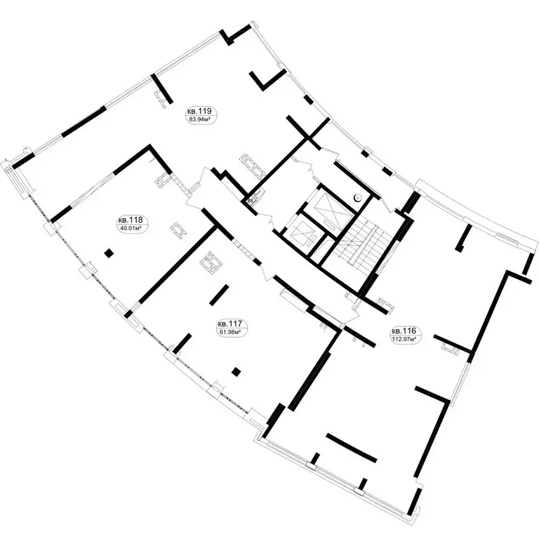 3-к кв. Москва ул. Маршала Рыбалко, 2к4 (79.26 м) - Фото 1