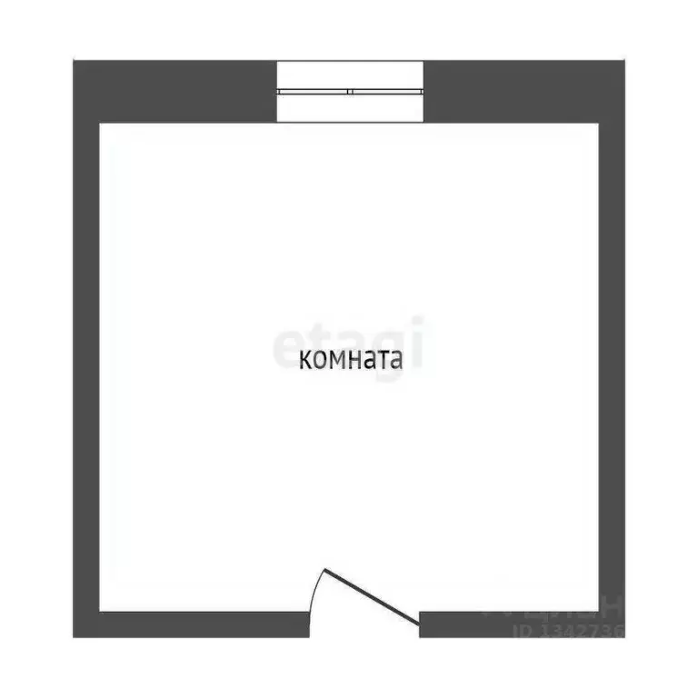 Комната Курганская область, Курган ул. Карбышева, 3 (13.3 м) - Фото 1